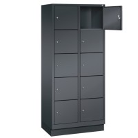 Metal locker with 10 compartments - wide model (Polar)